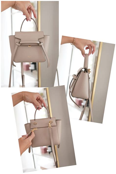 celine pico belt bag taupe|Celine belt bag nano size.